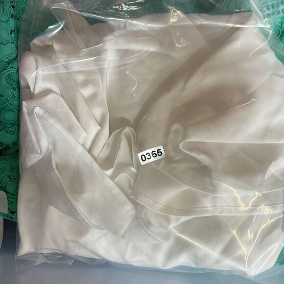 Show me your mumu Tasha Mini Dress NWOT size Small in white - Picture 10 of 10